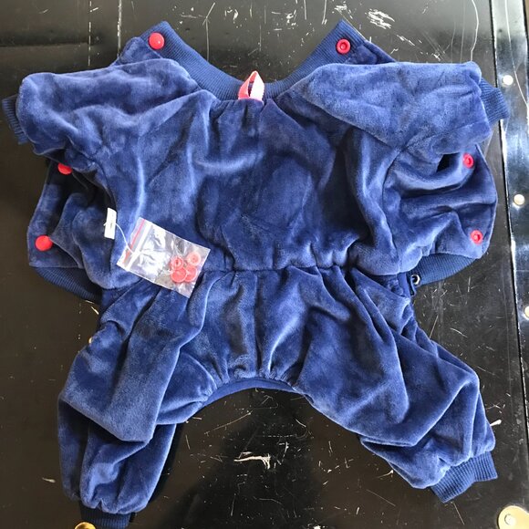 Small Dog Pet Clothing Outfit Jumpsuit Reversible 2 -in-1 NWT - Picture 8 of 9